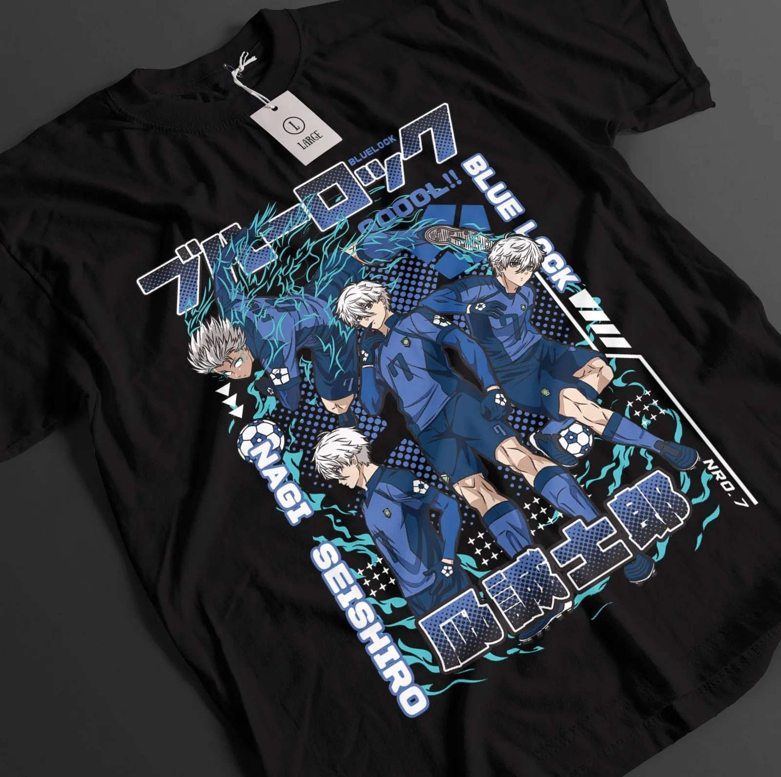 Blue Lock Shirt Isagi Tshirt Rin T-Shirt Bachira Sport Anime Nagi Barou Ball Tee