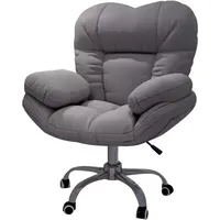 Dark Gray Recliner Gaming Chair - Home Office Desk Chair with Lift, Comfortable Armchair for Living Room & Bedroom
