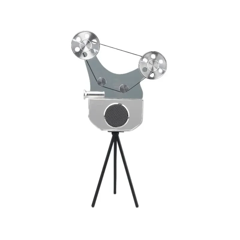 Modern simple crystal geometric phonograph projector ornament living room entrance bedroom study soft decoration home