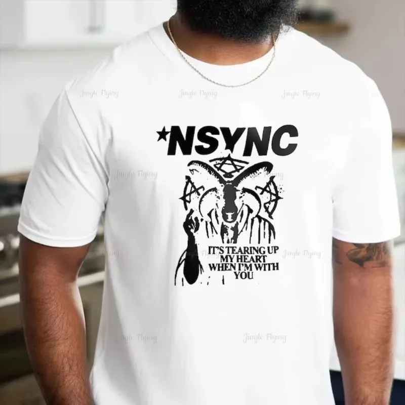 Nsync Band T-Shirt Sweatshirt Hoodie Unisex Geschenk für Fans Ästhetisches Sweatshirt T-Shirts Hohe Qualität