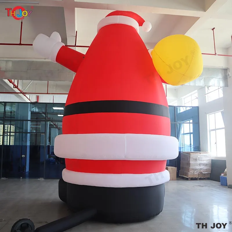 Giant Inflatable Fat Santa Claus 6m High Blow Up Father Christmas For Outdoor Xmas Decoration