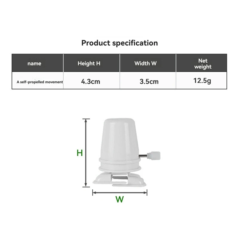 6Pcs Clockwork Legged Robot Christmas Clockwork Self-Propelled Movement Educational Toys 3D Printed Accessories