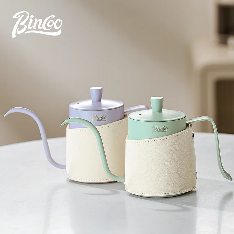 BINCOO Ceramic Pour Coffee Pot Set Filter Cup Sharing Pot Coffee Appliance for Household Travel and Outdoor