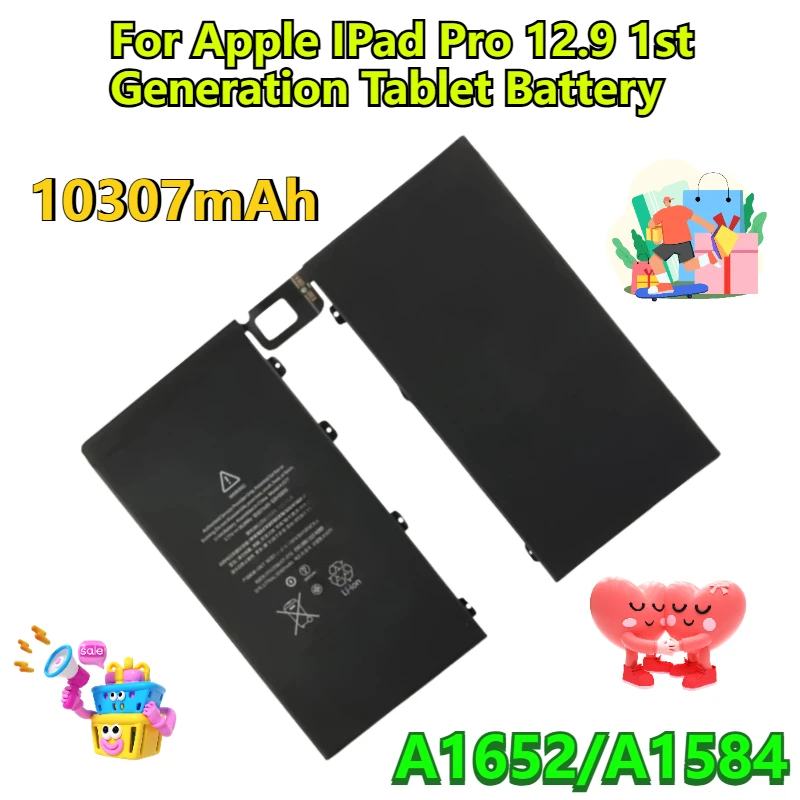 A1652/A1584 10307mAh for Apple IPad Pro 12.9 1st Generation Tablet Battery