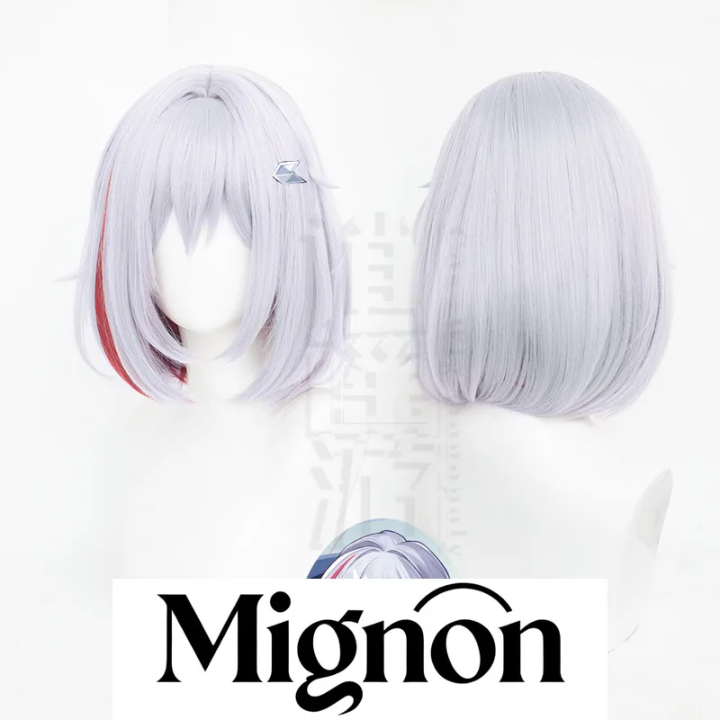 

Honkai: Star Rail Topaz Cosplay Wig Simulation Scalp Top Streaked Color Halloween Gift