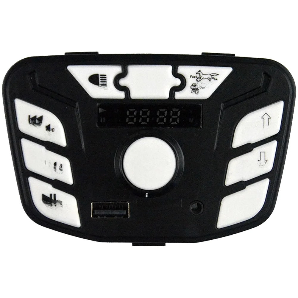 Black Plastic Central Control Panel for Electric Vehicles Dimensions 10.1 x 6.8 x 1.9 cm Multi Function Design