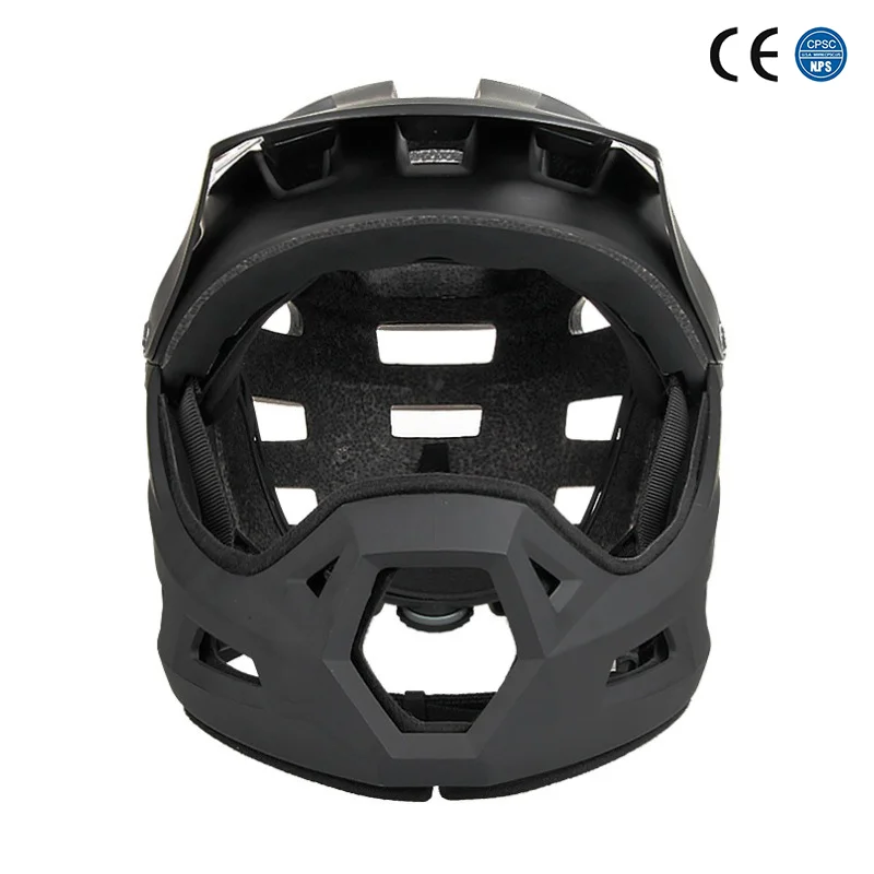 Adult Off-road Full Face Helmet Mountain Bike Riding Helmet DH Highlights Breathable Hole Cycling Helmet For Man And Women MTB