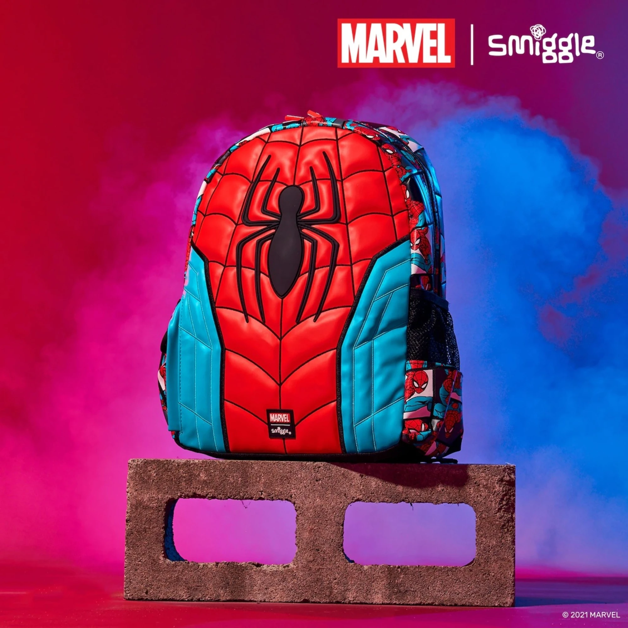 Marvel Smiggle plecak superbohater plecak Iron Man Spiderman 6-12 lat lekki plecak zmniejszający obciążenie