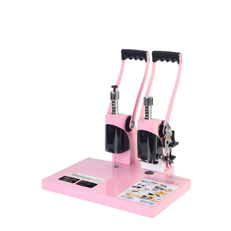 AC220V/50HZ Office Ticket Binding Machine Electric Gluing Machines File Hole Punch Binding Machines