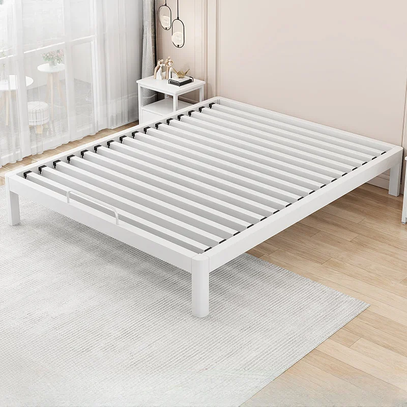 

Minimalist Bedroom Bed Frame King Size Metal Hotel Double Bed Frame Modern Lounge Cama Matrimonio Multifuncional Furniture