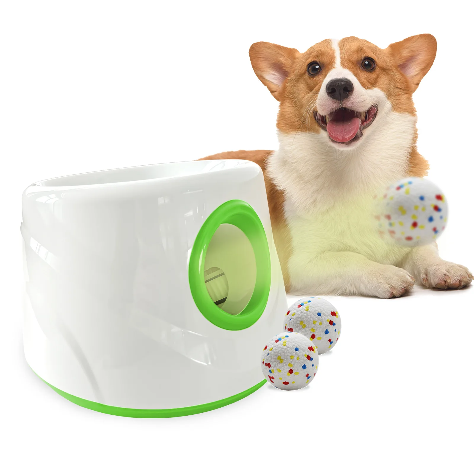 

Hot Sale Outdoor Interactive Throwing Tennis Training Toys Pet Dog Automatic Ball Launcher for Small and Medium Dogs