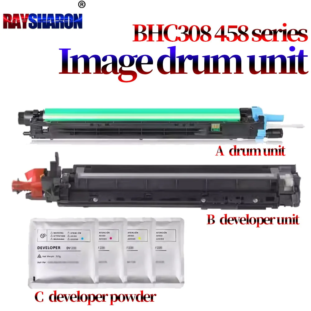 Image Drum Unit Developer Unit Developer Powder For Konica Minolta Bizhub C458 C558 C658 C308 C368 C258 DR313 Aurora ADC307