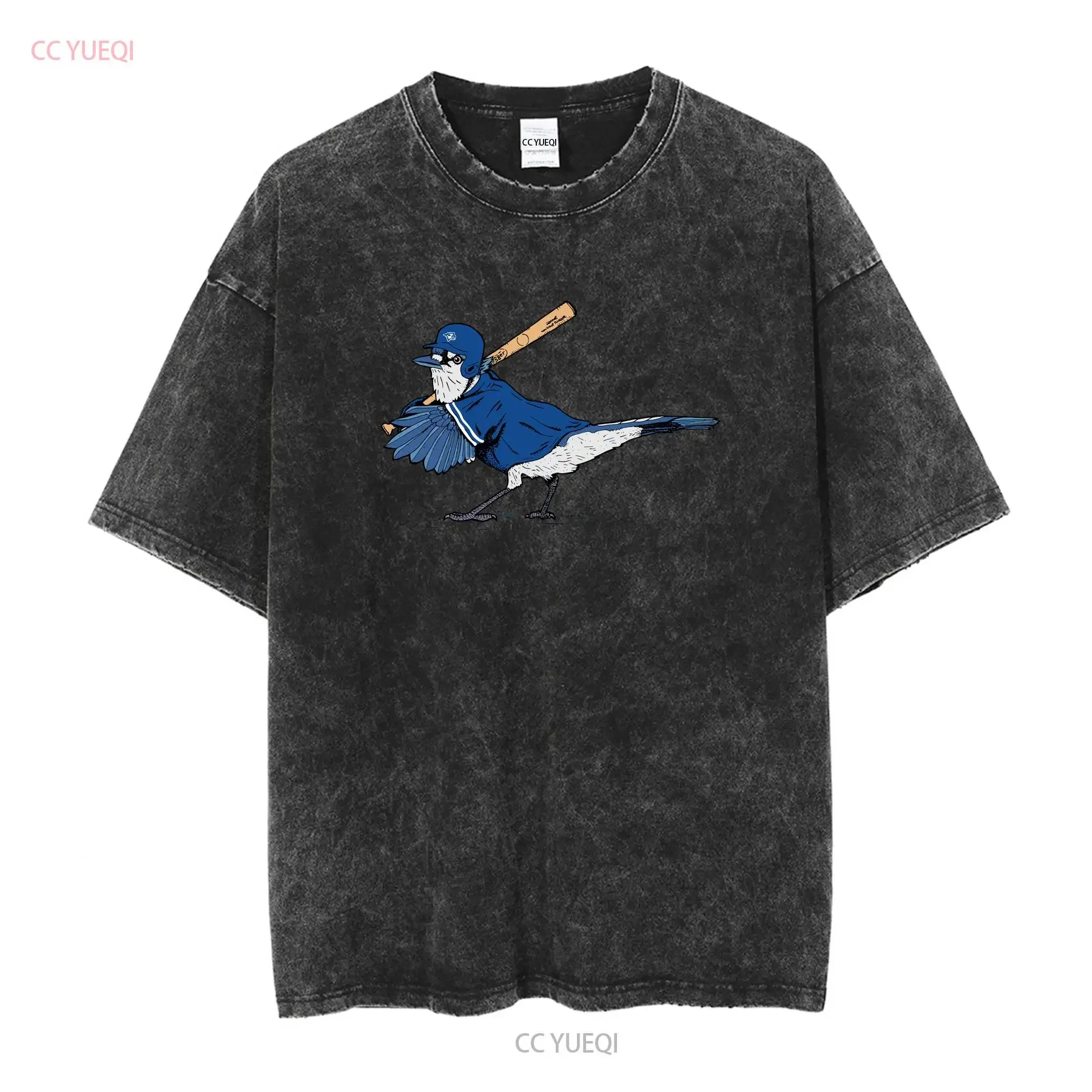 HOT SALE Toronto Team Blue Jay Baseball T Shirt For Fan long or short sleeves vintage Washed Slightly fashion