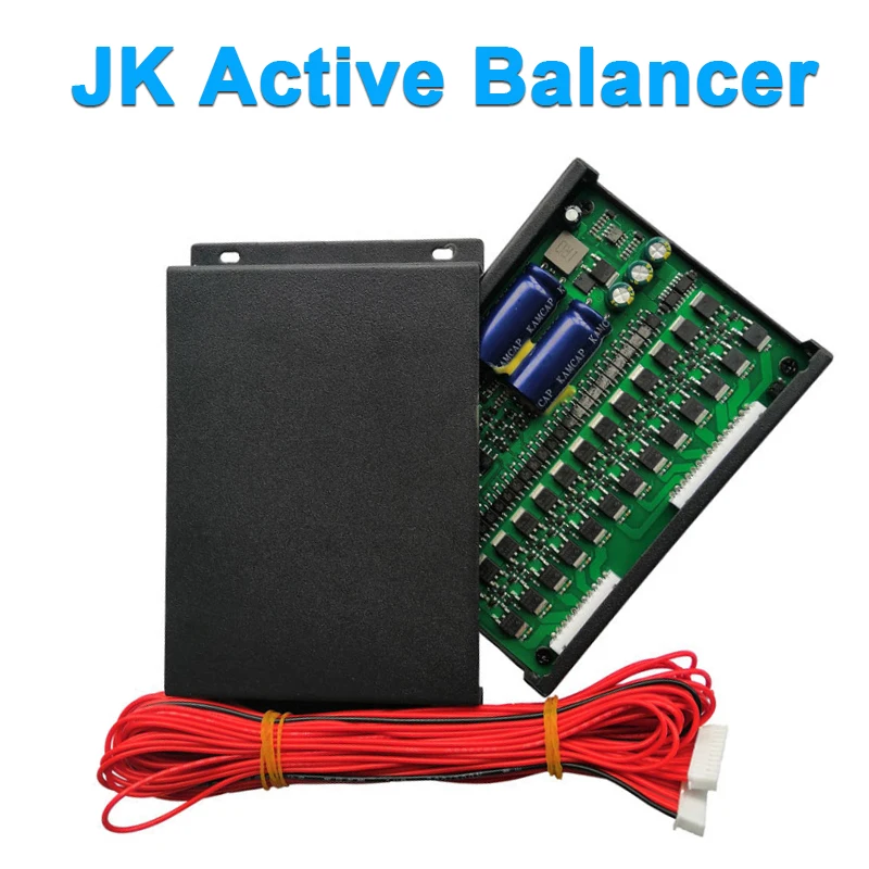 Active 2S-24S JIKONG Smart Balancer with High Balancing Current 1A 2A Li-ion Lifepo4 Equalize with Bluetooth