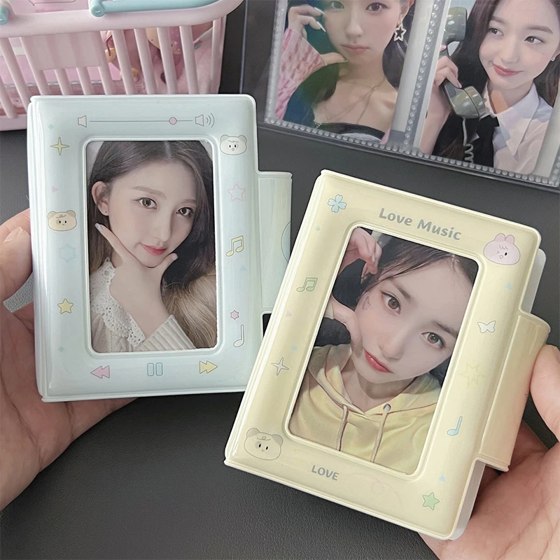 

Square Card Case Simple PVC Stargazer Small Card Organiser Card Book Card Book One Grid ID Bag