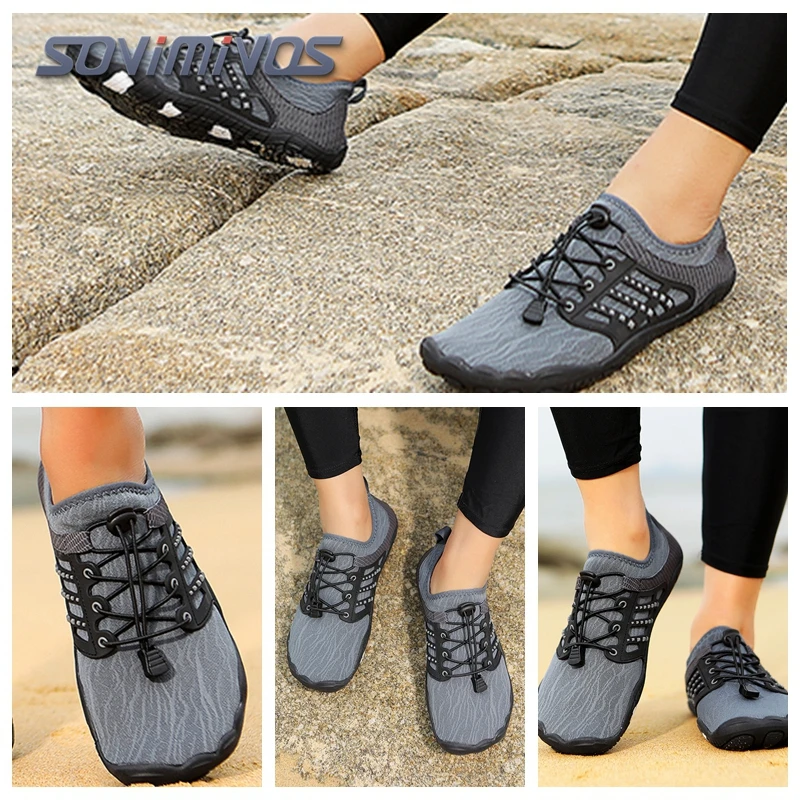 Aqua Shoes Unisex For Women Men Barefoot Water Shoes Anti-Slip Quick-Drying Outdoor Beach Upstream Wading Swimming Shoe Sneakers