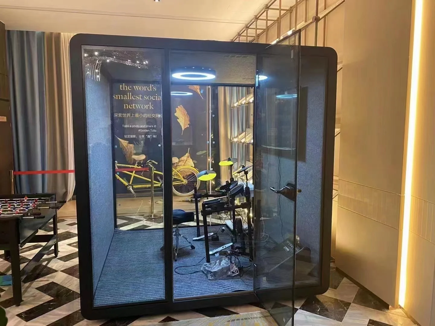 Professional Soundproof Room Business Office Meeting Room Live Mobile Recording Studio Silent Cabin Negotiation Room