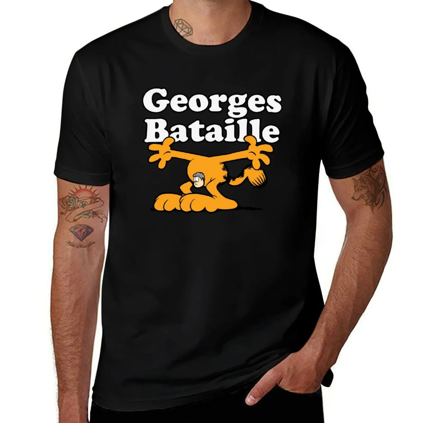 

Acephield' Georges Bataille Mashup T-Shirt t shirt for man man t shirt summer funny t shirts dark humor T-Shirt
