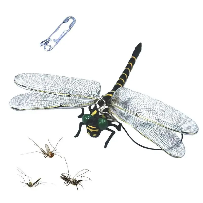 

Outdoor Mosquito Repellent Simulation Big Dragonfly Insertion Rod Dragonfly Mosquito Repellent God Model Toy Wing Length 12cm