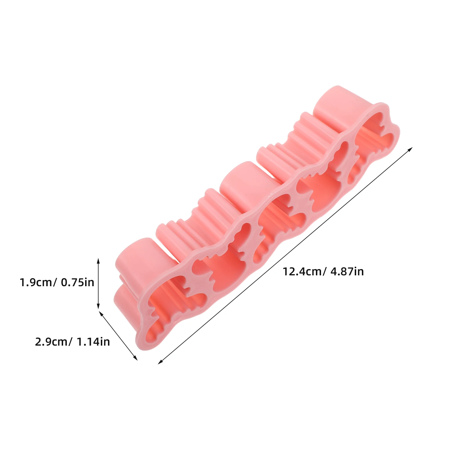 6Pcs Christmas Cookie Cutters Mini Plastic Multi Shapes Angel Bell Reindeer Snowball Leaf Hat Molds Xmas Party Baking view 6