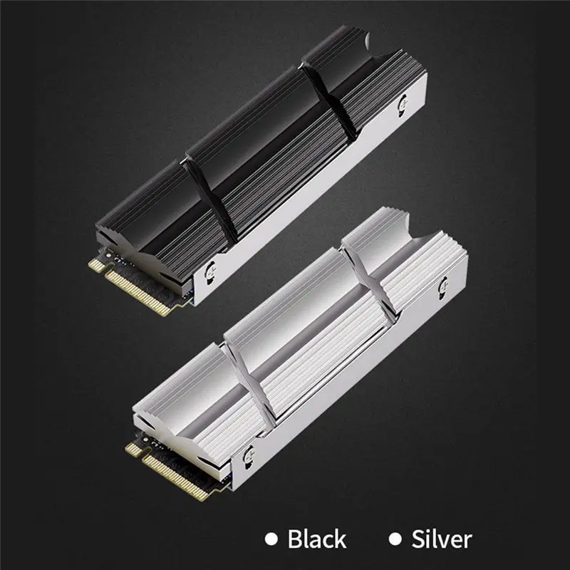 M.2 SSD Nvme Heatsink 2280 Aluminum Radiator With Silicone Thermal Pad Solid State Drives Cooling Accessories-A12I