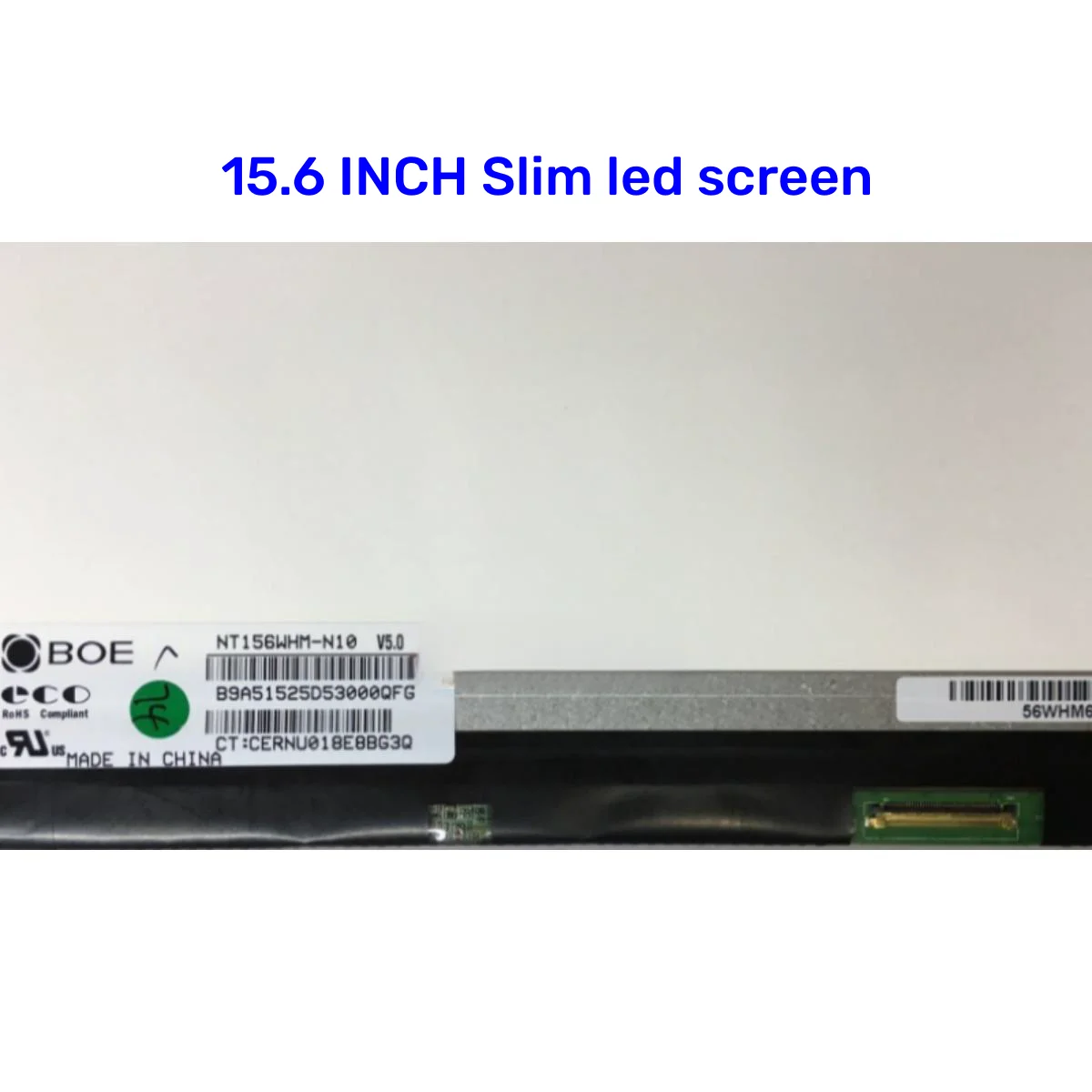 Imagem -03 - Tela Led Fina para Ltn156at30 Nt156whm-n10 40 Pinos B156xw04 V.5 V.6 Lp156wh3 Tla1 Lp156wh3 Tls1 N156bge-l31 L41 Ltn156at20 156 em