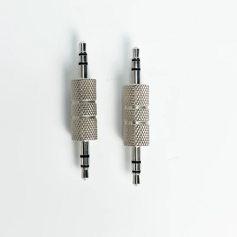 4/10/40 Pcs 3.5mm Male to Male Stereo Audio Connector – Metal Coupler for Headphone & Speaker Repair AUX