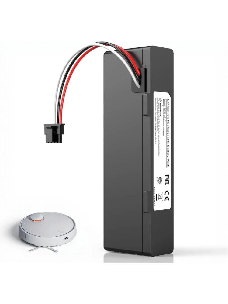 Aleaivy 3500 mAh Ersatzakku für Wyze WVCR200S Roboterstaubsauger, für Xiaomi STYTJ02YM, für Xiaomi Mop Pro/Mop P/Mop 2S Roboterstaubsauger, für Conga 3290 3390 3490