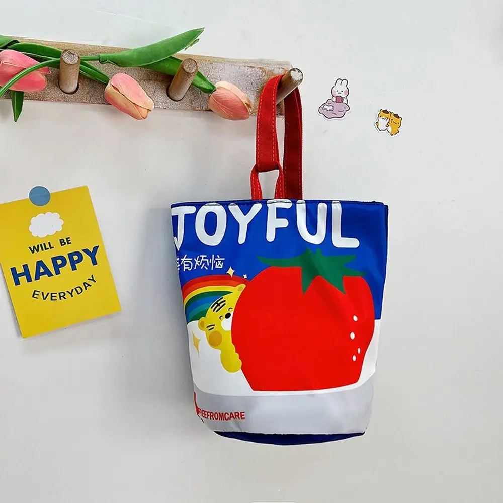 Bolso de lona con diseño de panda de dibujos animados, bolso de mano con estampado de niña de dibujos animados, fresa y conejo, bolsa de almacenamiento, bolso de maternidad, bolso de hombro de lona con diseño de gato