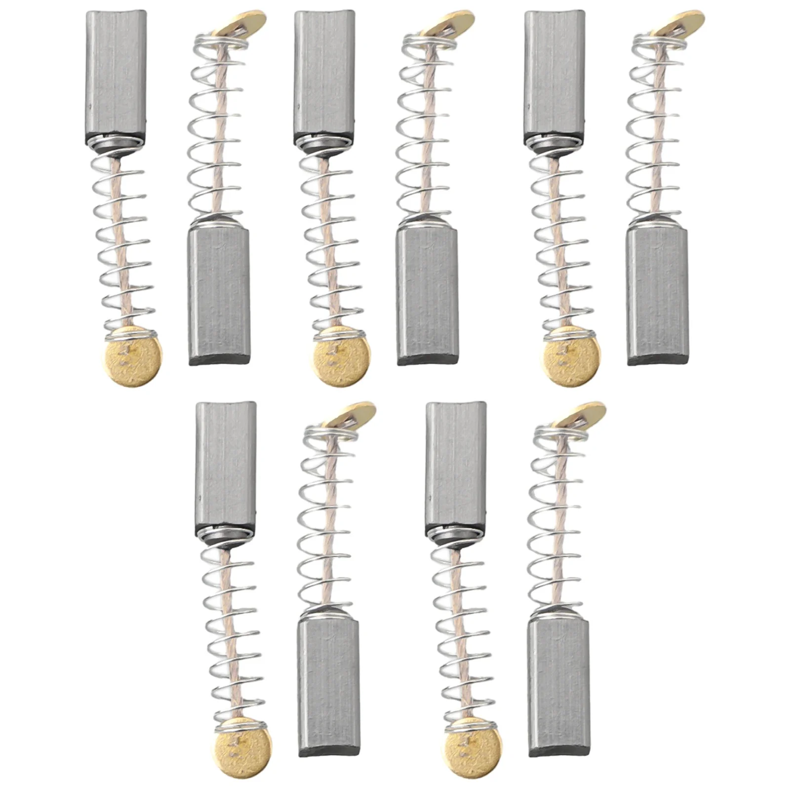 10pcs แปรงคาร์บอนคาร์บอน 10*5*5 มม.10pcs สําหรับมอเตอร์เครื่องมืออุปกรณ์เสริมคาร์บอนแปรงอะไหล่