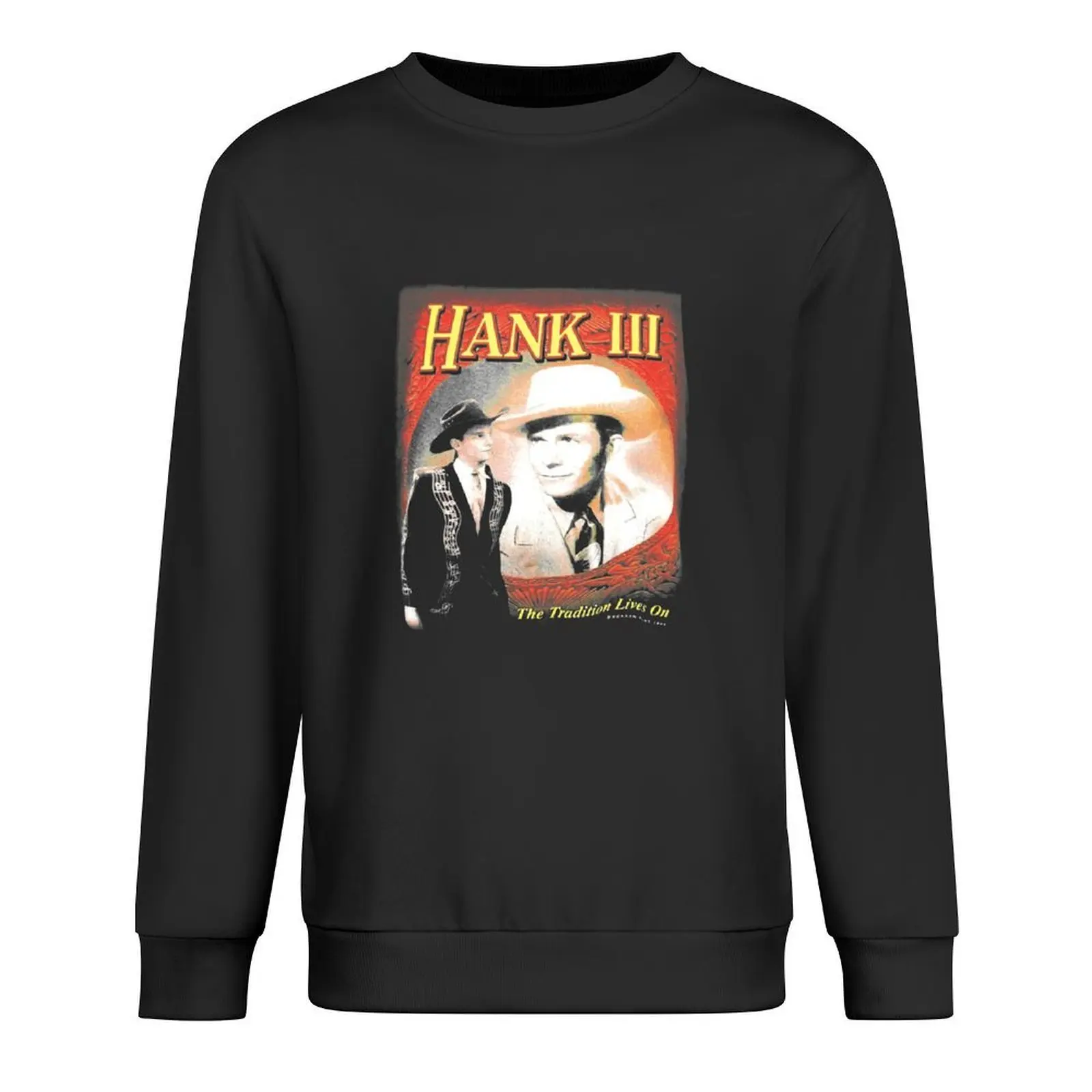 

Vintage Hank Williams III Debut Risin Pullover fashion men autumn new products clothes for men japanese style sweatshirt male