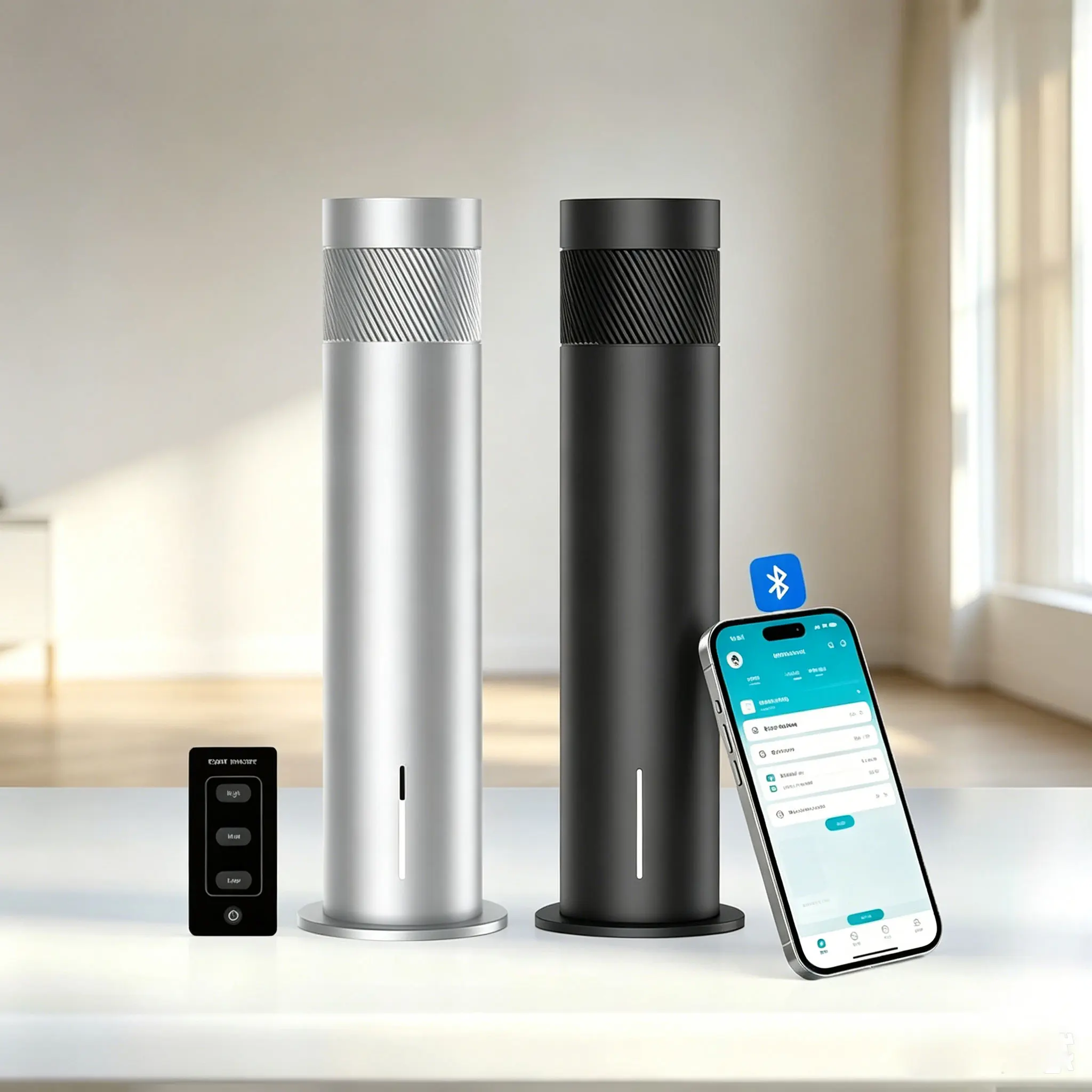 Waterless Essential Oil Diffuser Smart 120ml Fragrance Diffuser Bluetooth Remote Air Freshener Aromatherapy Diffuser for Hotel