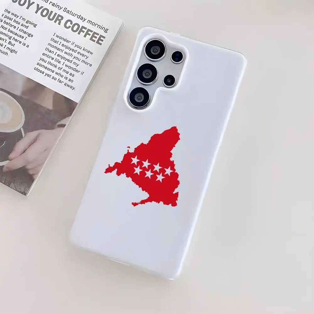 Community of Madrid Spain Phone Case For Samsung Galaxy S25 S24 S22 S23 Ultra S21 S20 Plus Frosted Jelly Shockproof Soft Cover