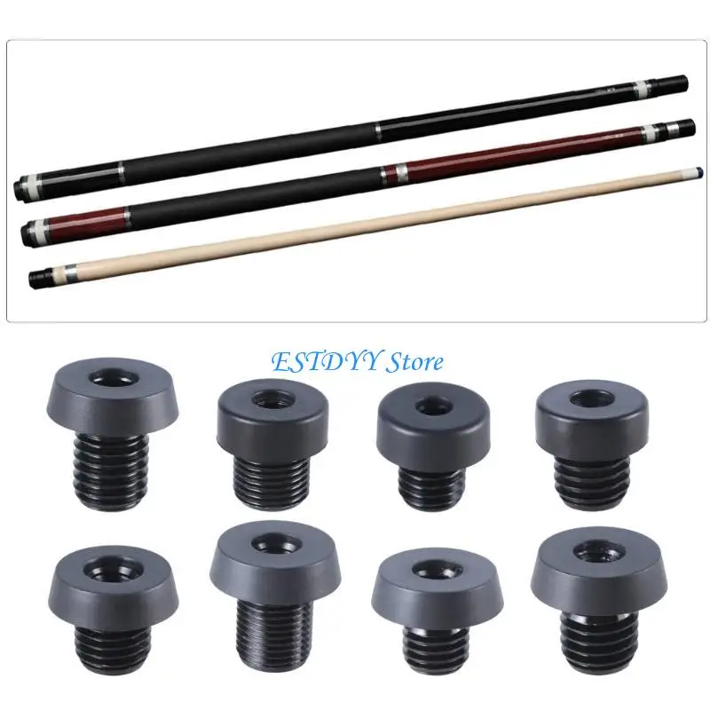G6DE Billiard Cue Bottom Cover Rubber Pool Bumper Bottom Plug Snooker Accessory