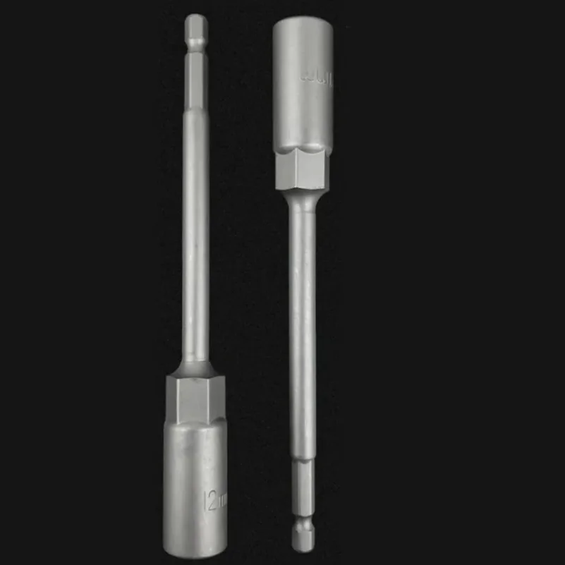 Electric Drill Socket Head Bolt Nut Driver Bit Impact Drill Bits Adapter Wrench Extension Bar 150mm 8-14mm Home Repair Tool