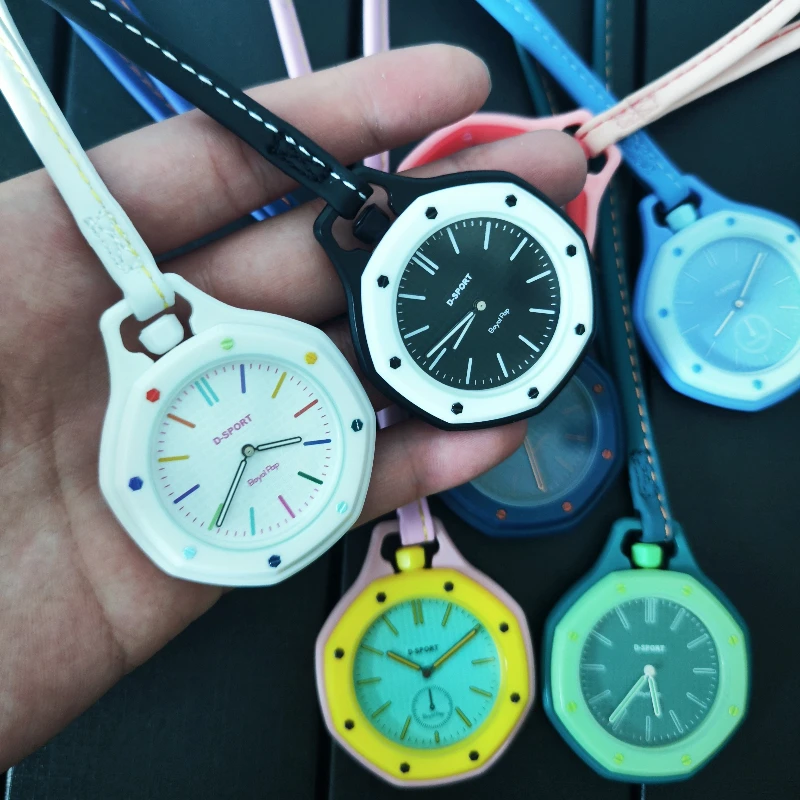 

New Octagonal-Strap Men's Quartz Watches in Various Colors Women's Watches with Classic UniqueTrendy Pop Art Styles Removable