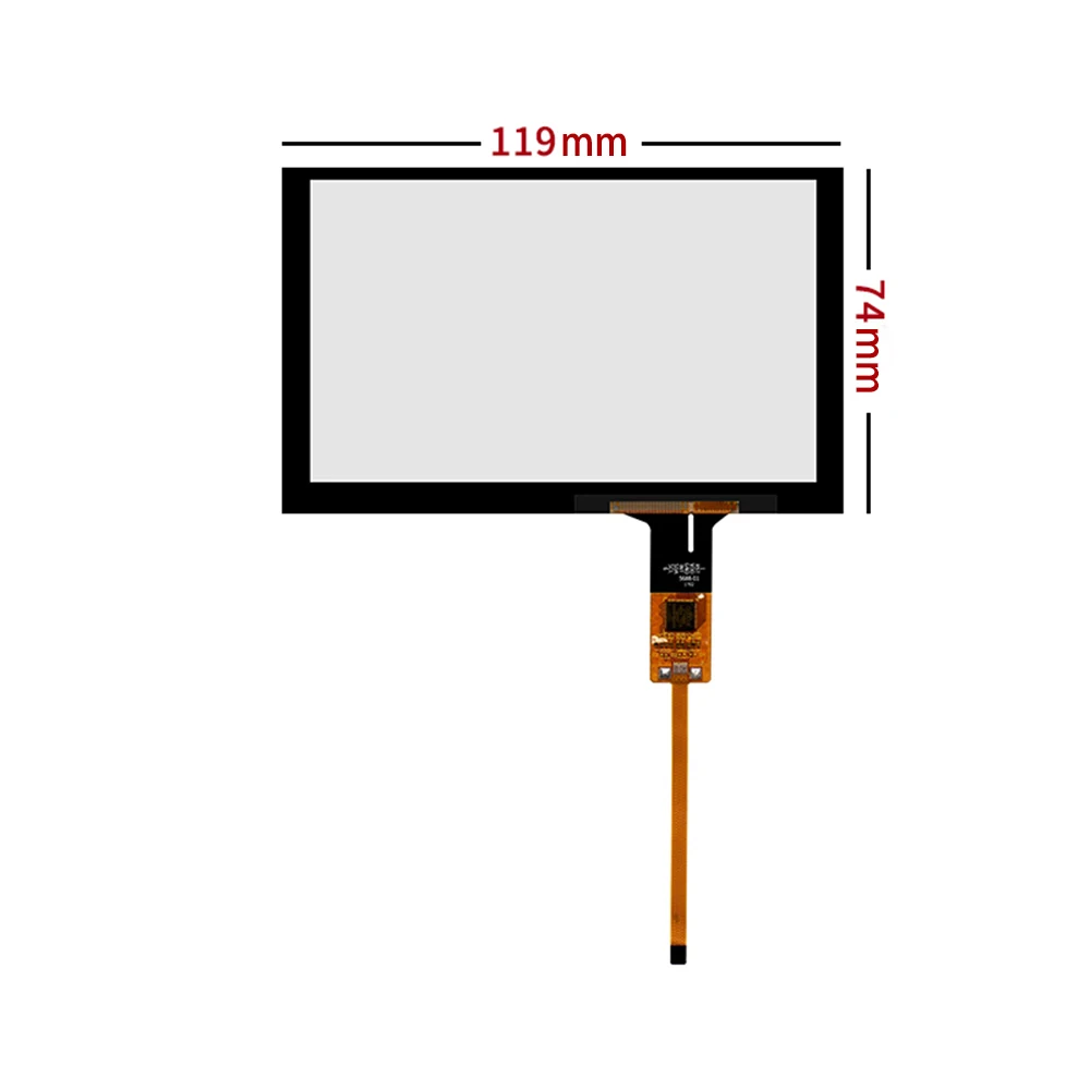 

New for 5 inch 119X74mm 119*74mm Capacitive Touch External Screen Plug and Play