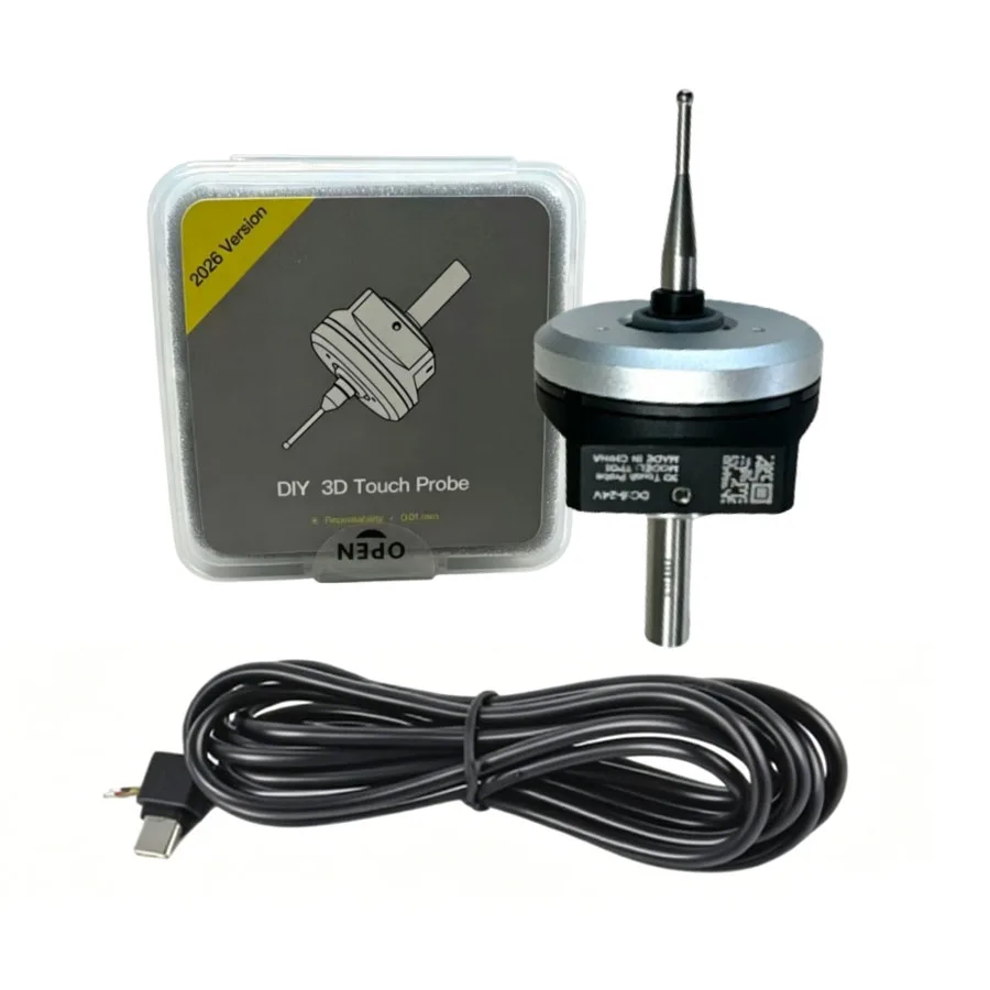 2026 new V6 anti roll 3D Touch Probe edge finder with precision CNC probe compatible with machi3 and grbl