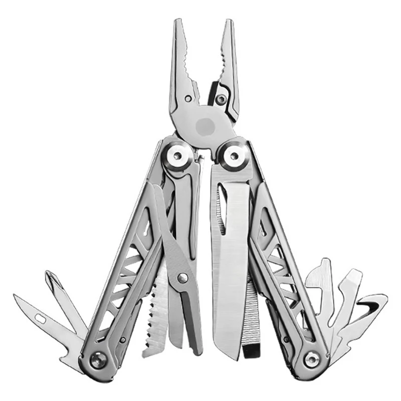 Pinza Multitool tagliafili multifunzione Multi Tools campeggio esterno 440C pinza per coltelli pieghevole in acciaio inossidabile