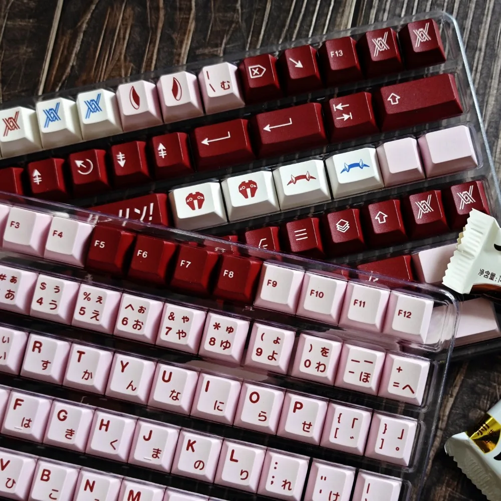 GMK Set lengkap Keycap tema sayang 167key PBT tutup Keyboard Jepang kustom KeyCap Gaming profil ceri untuk Keyboard mekanis