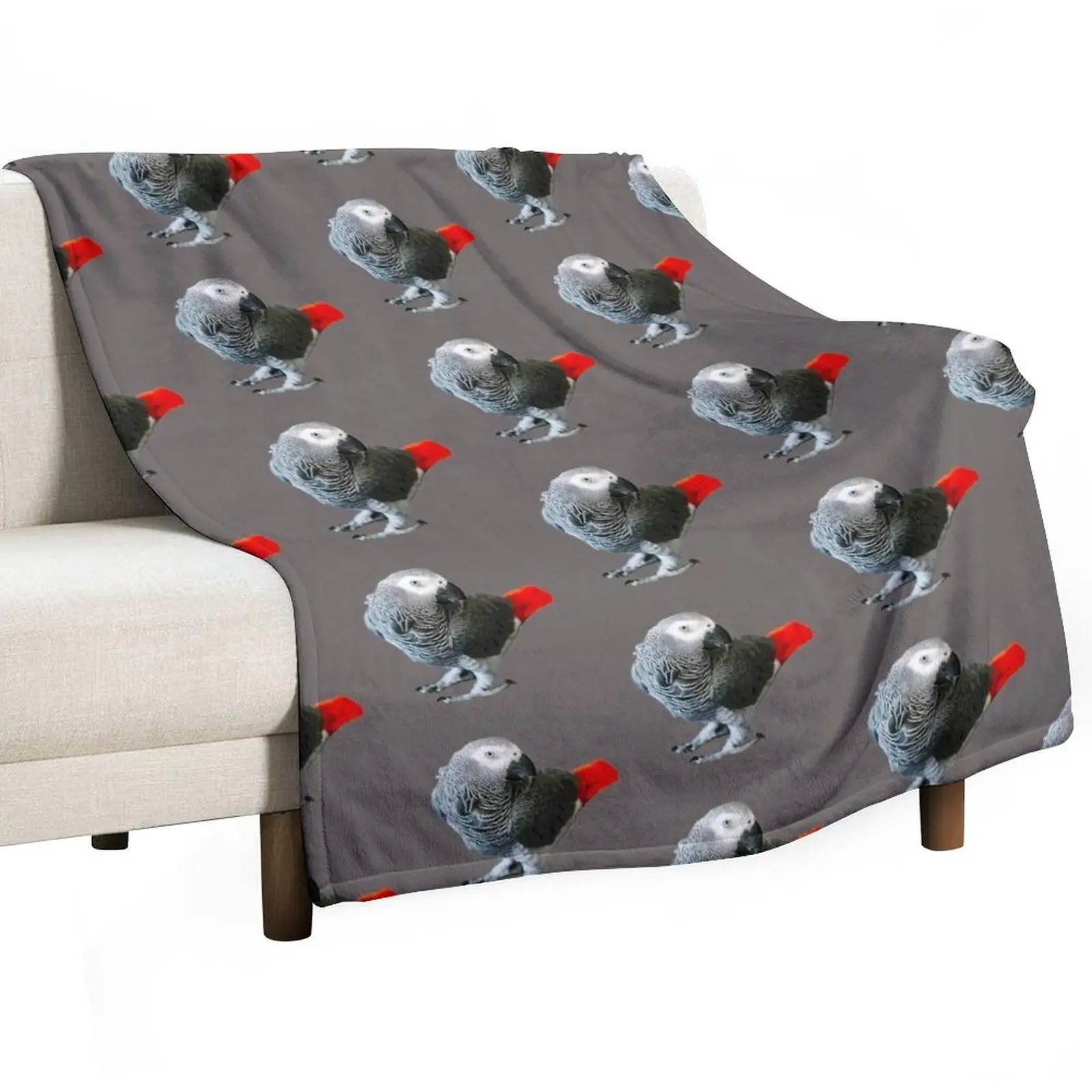 

African Grey Parrot Throw Blanket Decorative Sofas Baby Blankets