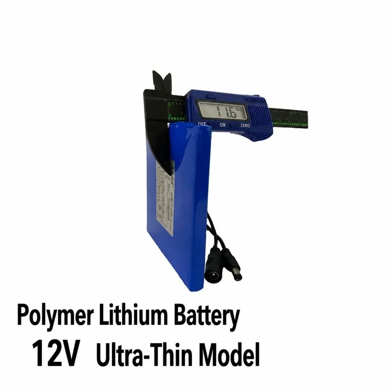 for Lede 12V 11.1V 5000mAh Ultra Thin Polymer Lithium Battery Rechargeable with Protection Board Built in