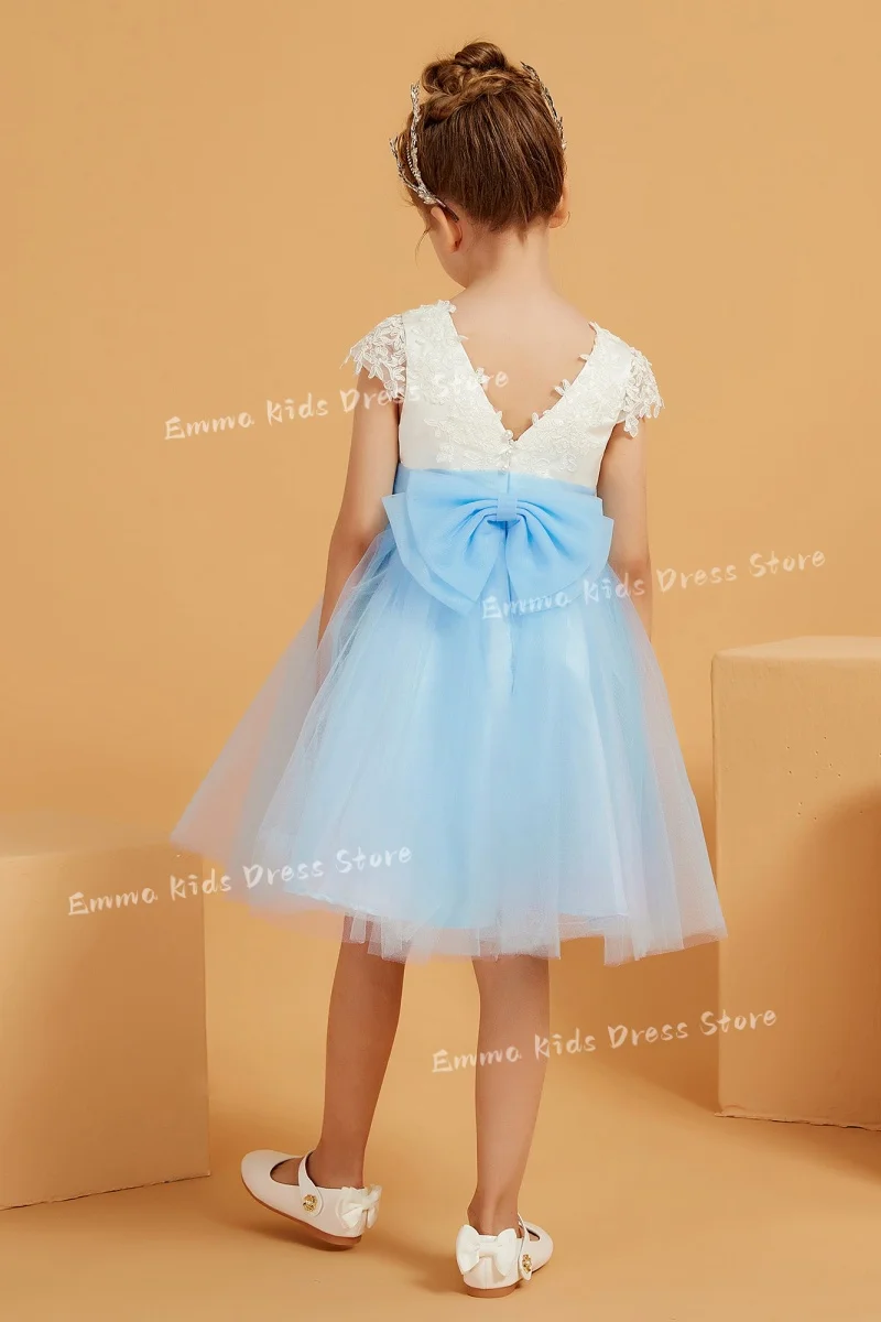 

Платье для девочек DROIS на заказ: свадебное, без рукавов, для первого причастия, на день рождения, бальное платье