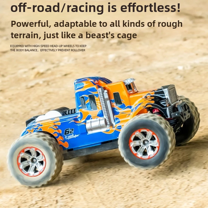 Cool Stuff Toy Car Regalo divertente-Hot 50 km/h Camion RC 4WD ad alta velocità, 1:10 Arrampicata fuoristrada Rc Drift Car, Monster Truck, Giocattoli per ragazzi