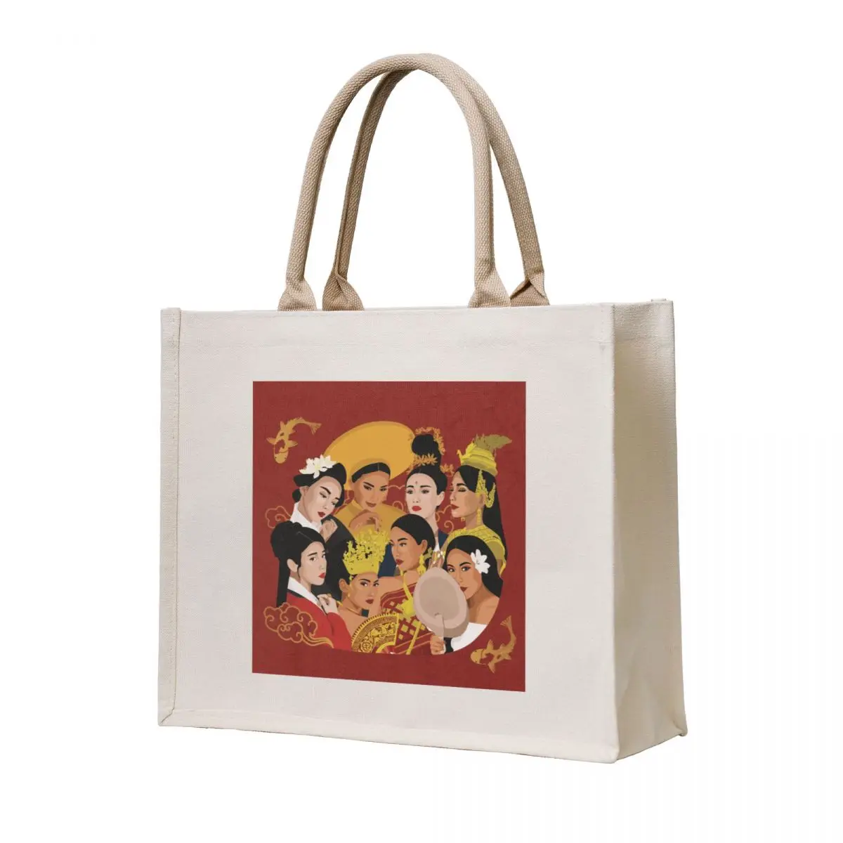 

Asian Celebration Tote Bag Women's shopping bag ecological bags Candy bags foldable reusable bag
