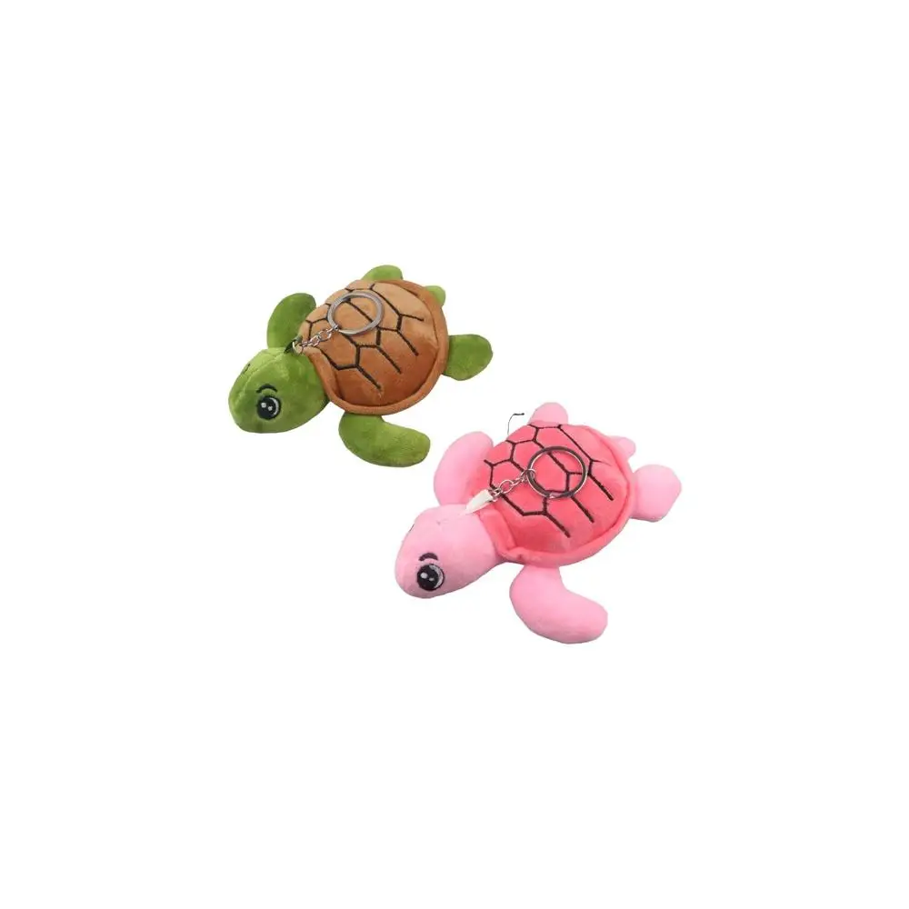 Key Ring Soft Animal Bag Decor Key Chain Plush Tortoise Dolls Cute Turtle Keychain Turtle Plush Keyring Tortoise Plush Pendant