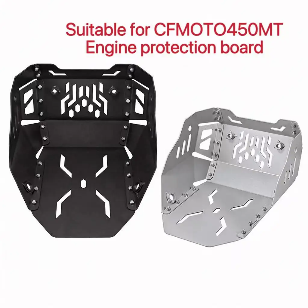 Suitable for motorcycle Chunfeng 450MT modified engine lower guard plate, aluminum alloy chassis integrated lower guard plate