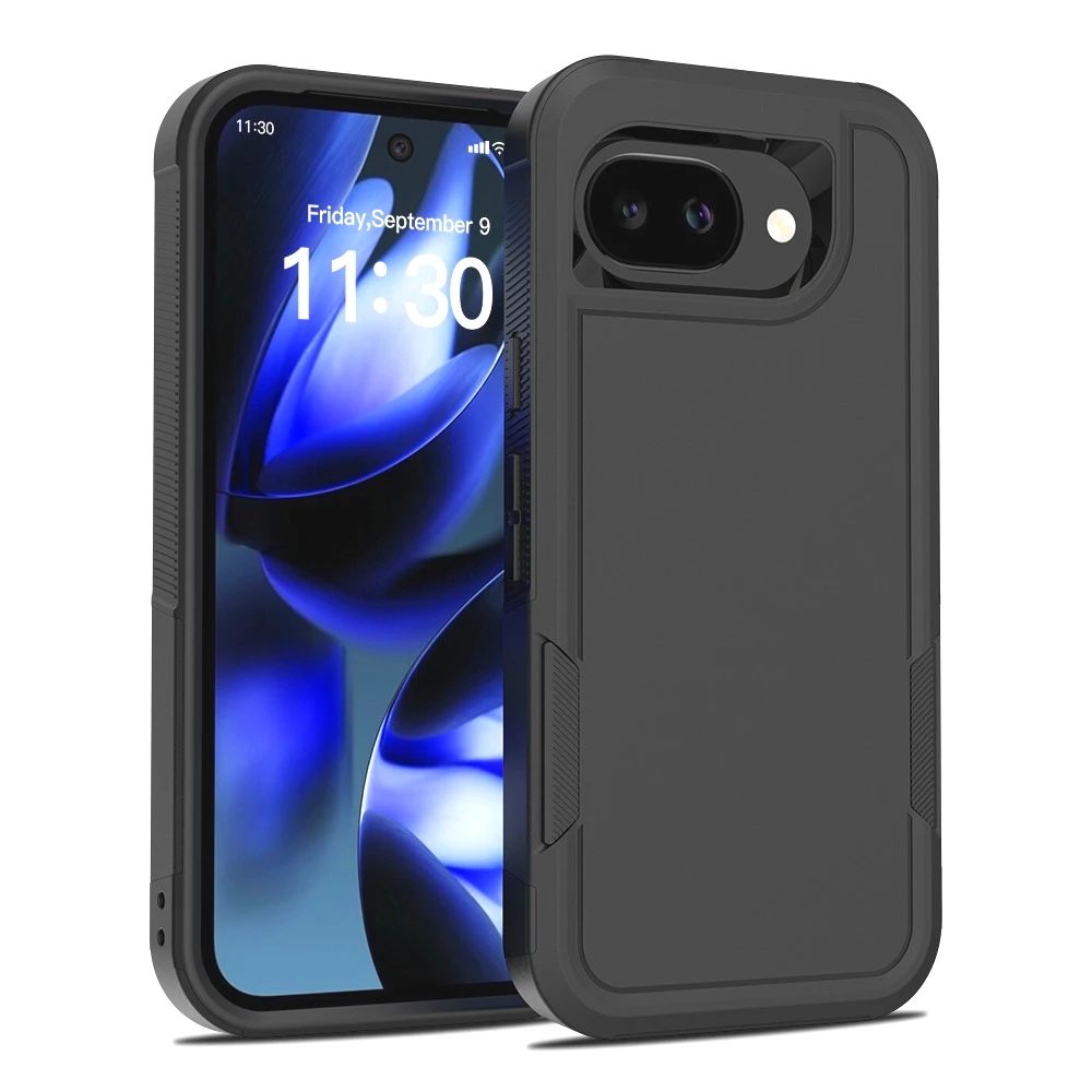 

Anti-Slip TPU/PC Case for Google Pixel 10A / Pixel 10 Pro XL Phone Cover 2in1 Dual Layer Shockproof Protection Funda Capa