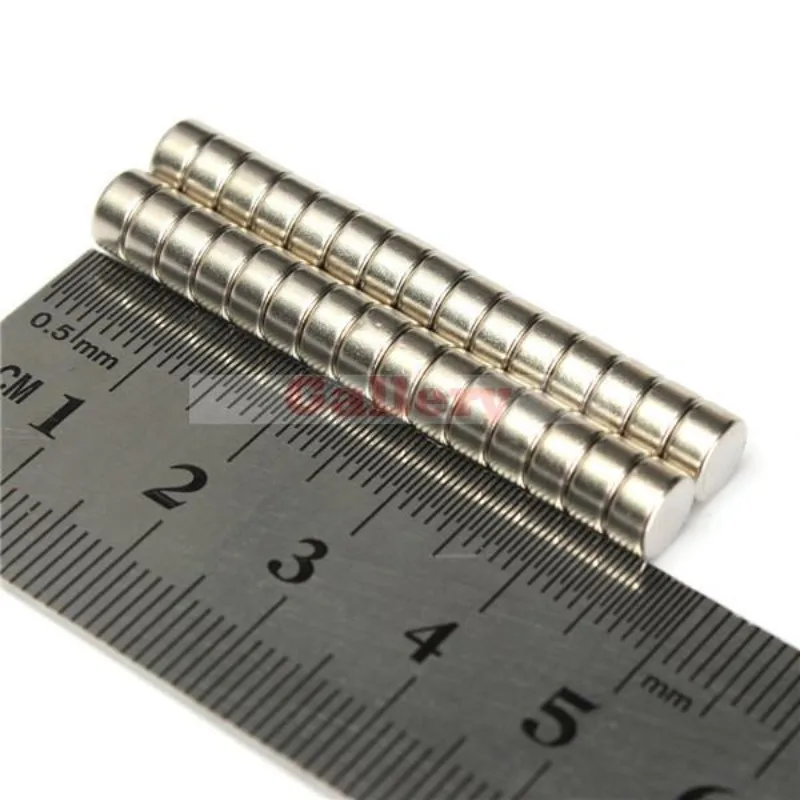 60pcs N52 Super Strong Cylinder Magnets 6mm x 3mm Rare Earth Neodymium Magnets