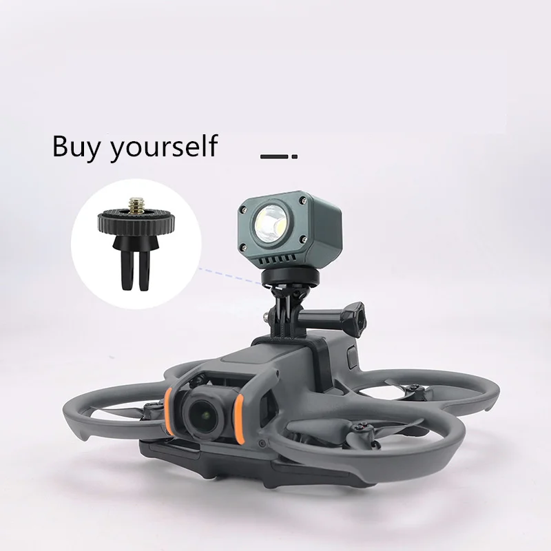 Braket ekstensi Drone, untuk DJI Avata2, braket ekstensi Drone GoPro 12/9/DJI aksi 4/Insta360, aksesori adaptor pemegang pemasangan kamera olahraga